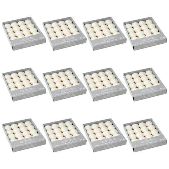 12 Packs: 20 ct. (240 total) Ivory Floating Candles by Ashland®
